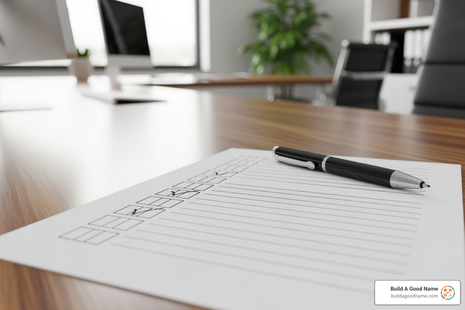 checklist with items like 'Respond to Reviews' and 'Update Website' - Building business credibility
