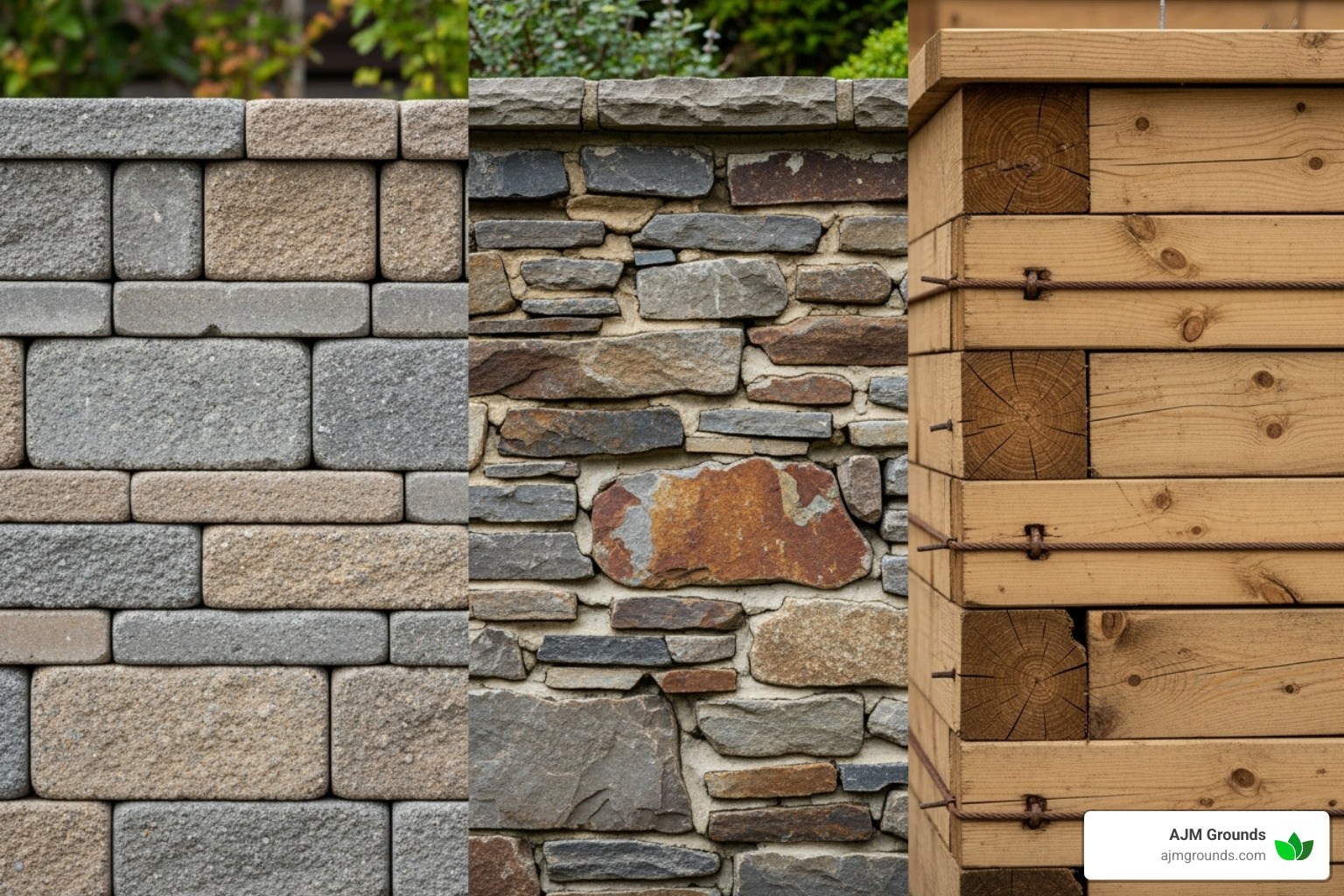 various retaining wall materials like interlocking blocks, natural stone, and timber - retaining wall installation various retaining wall materials like interlocking blocks, natural stone, and timber - retaining wall installation