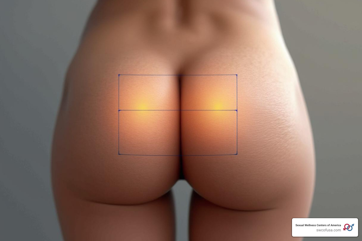 Quadrant method for dorsogluteal injection - buttock intramuscular injection site Quadrant method for dorsogluteal injection - buttock intramuscular injection site