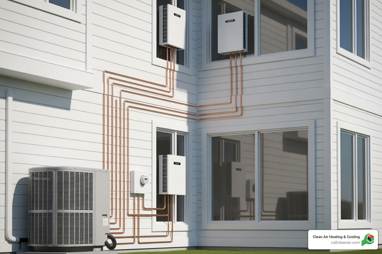 multi-zone system with one outdoor unit and multiple indoor heads - mini split sizing calculator