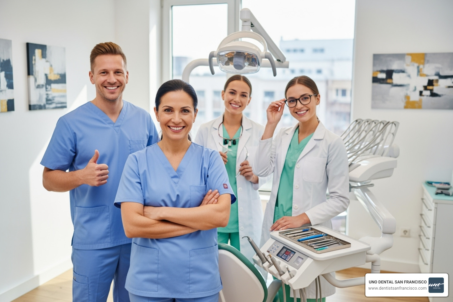 friendly dental team - crown and bridge san francisco