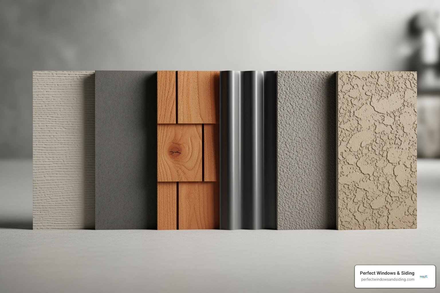 siding material swatches - siding repair services