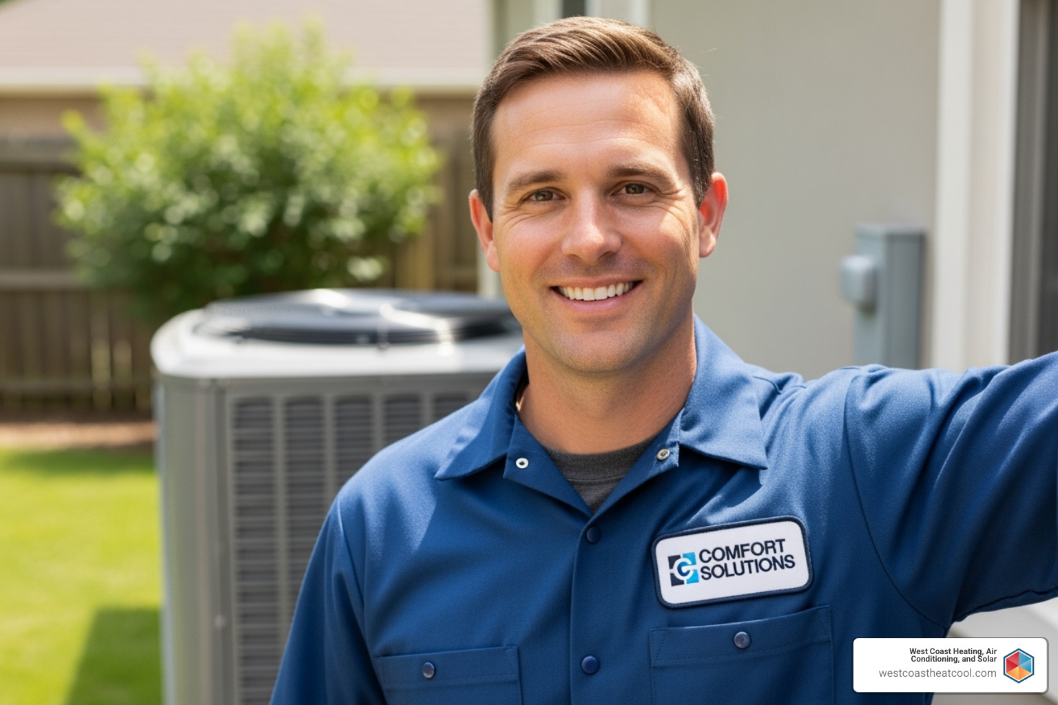 NATE certification badge or a friendly, professional technician - Best HVAC San Diego