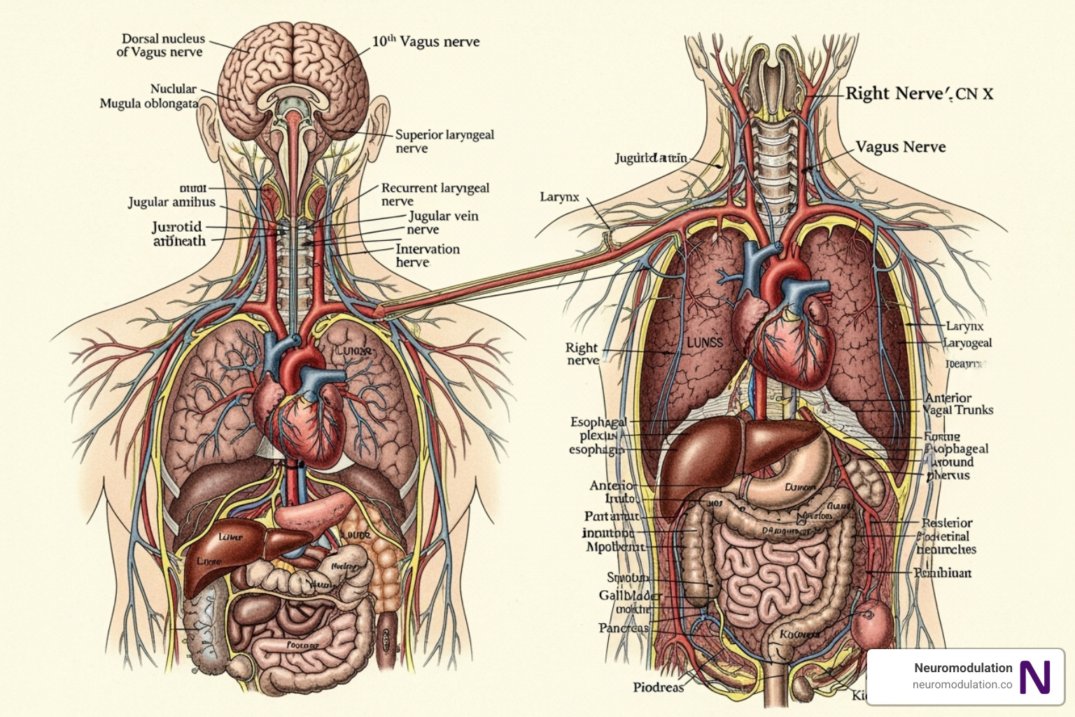 Vagus nerve anatomy and functions - how to test vagal tone Vagus nerve anatomy and functions - how to test vagal tone