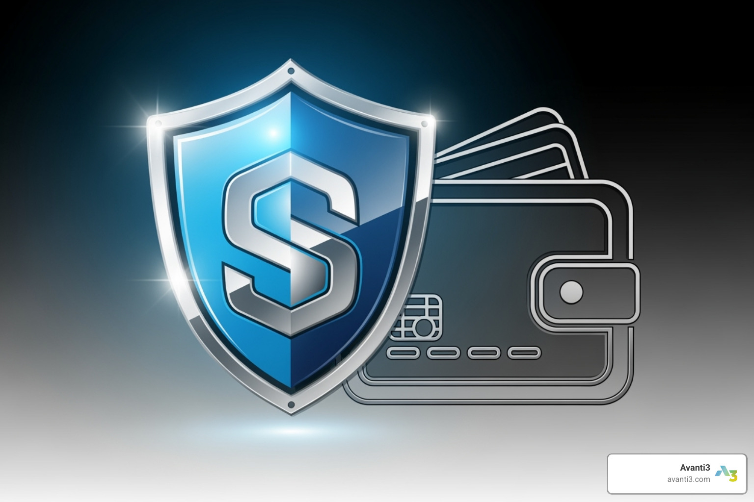 security shield icon protecting a digital wallet. - what is nft marketplace