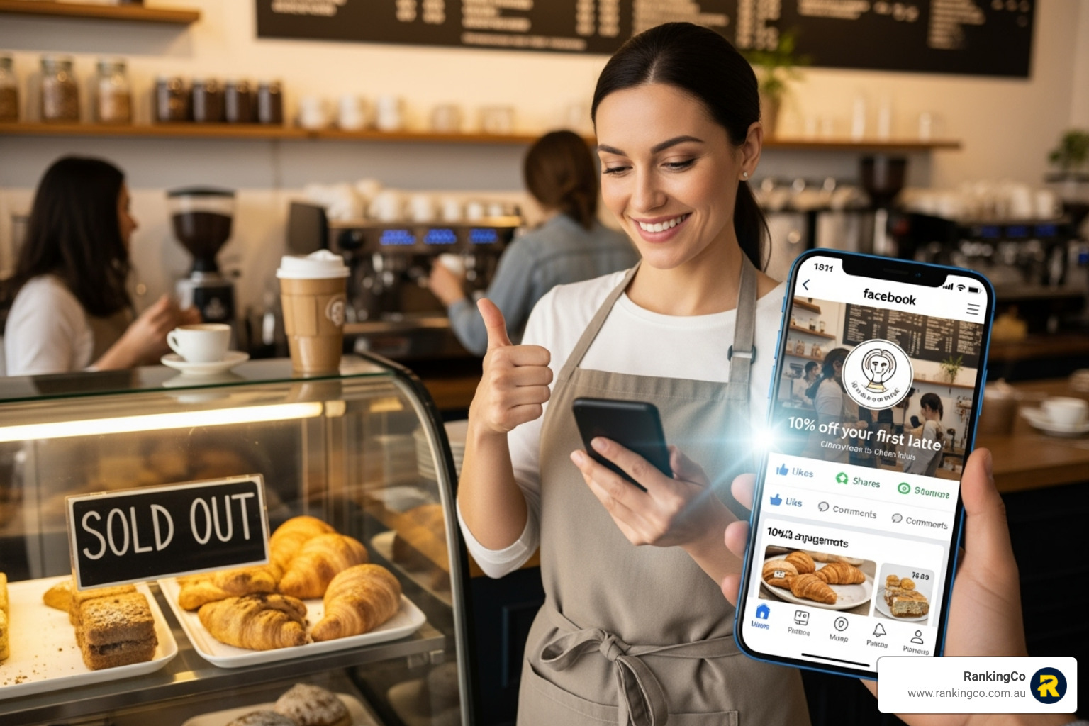 Comparison of different Facebook ad formats like Carousel, Video, and Image ads displayed on a mobile phone screen, highlighting their visual differences and user experience - does facebook advertising work for small businesses