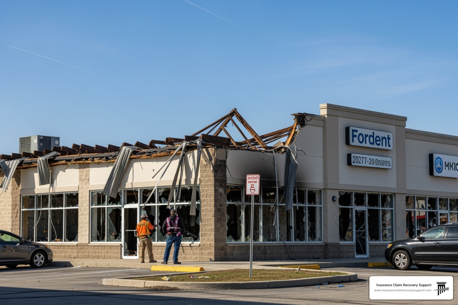 commercial building property damage - Focus on long-tail keywords related to our core services.  Prioritize high-intent keywords with commercial value.  Write for business owners searching if they can “sue my insurance company” who have suffered  property damage 