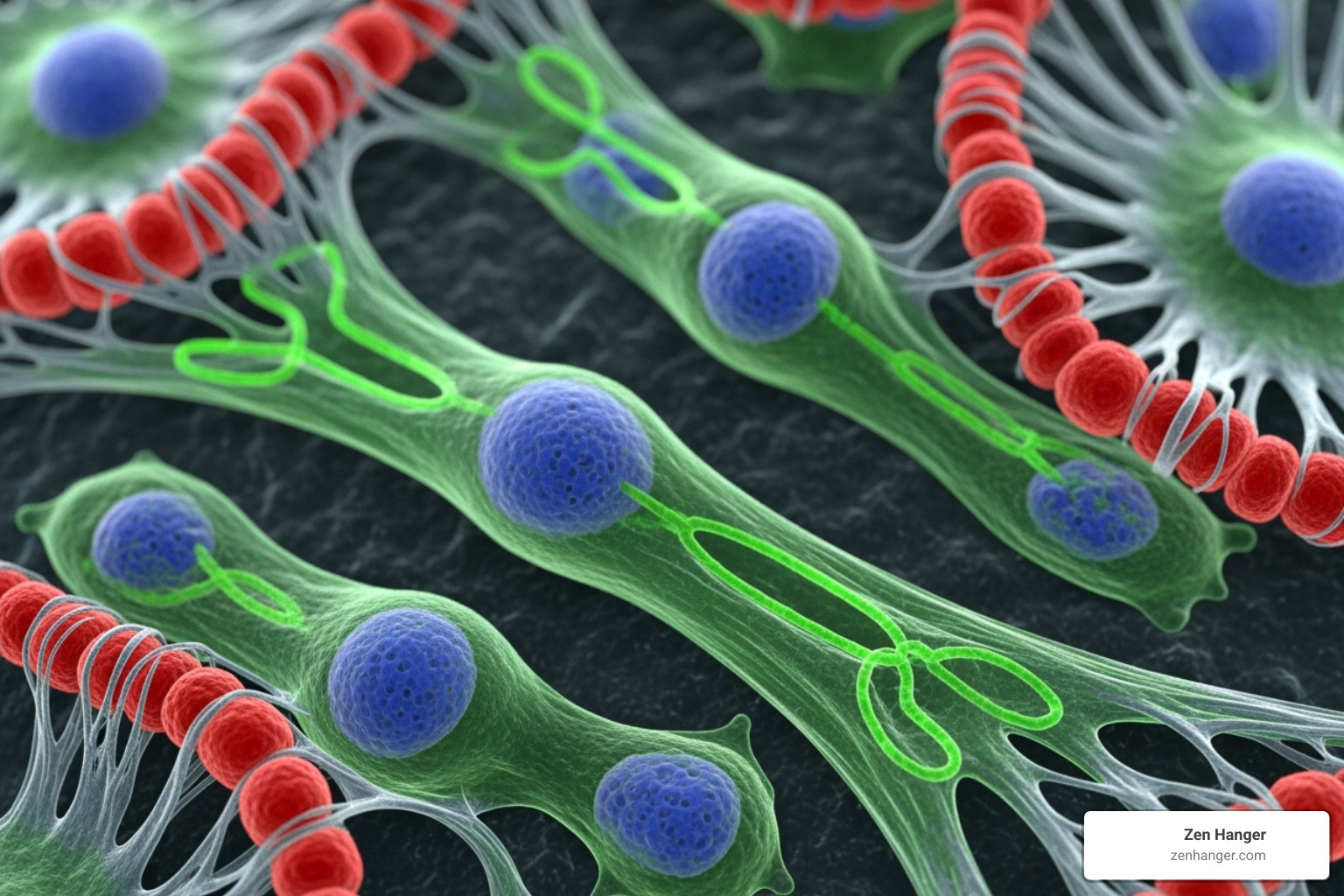 Image showing cellular growth under tension - penis enlargement exercises for length and girth
