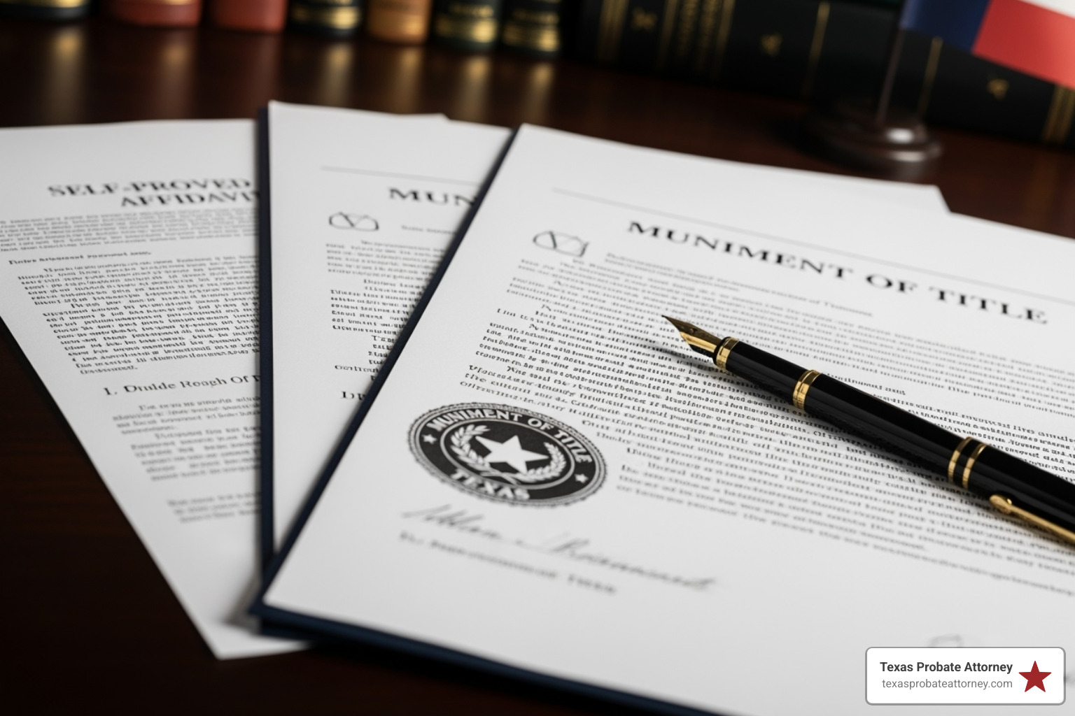 Calendar with a four-year period marked - muniment of title & self proved affidavit in texas