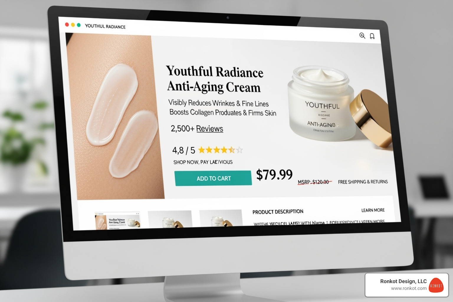 neat e-commerce product page from a template - health and beauty website templates neat e-commerce product page from a template - health and beauty website templates