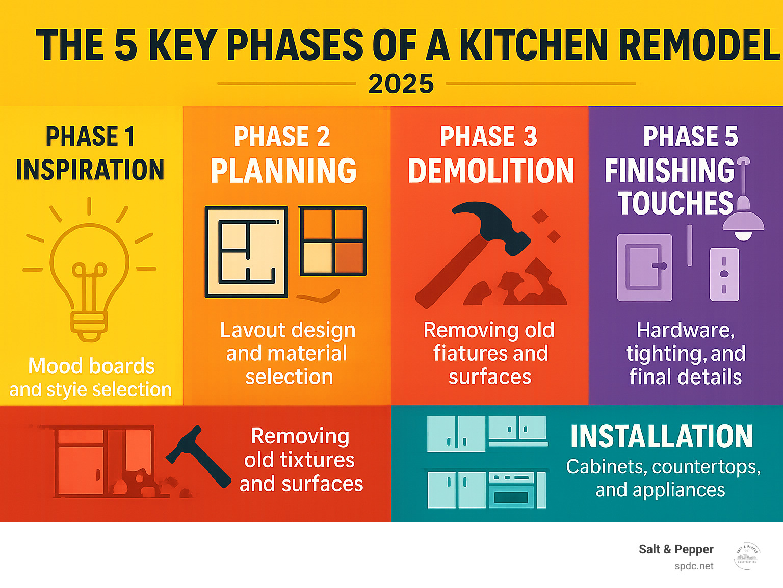mastering the kitchen remodel order of operations for... New Kitchen: 5 Expert Tips for a Stunning Remodel