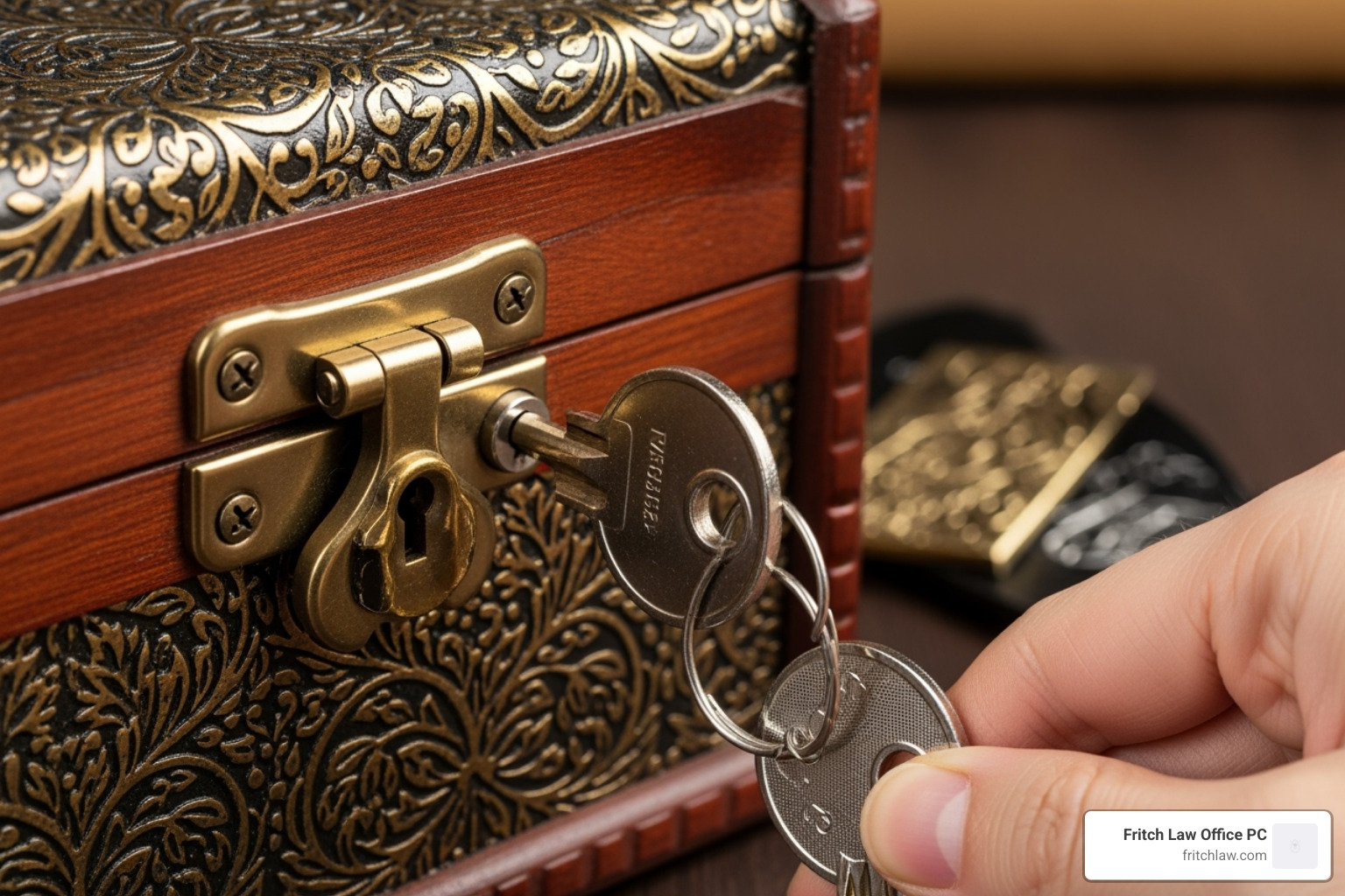 key opening assets box - cost of trust vs will