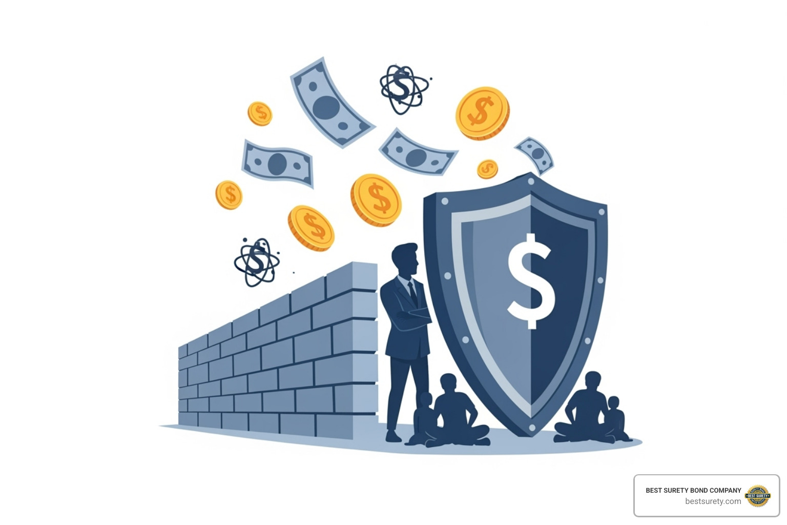 Shield protecting a customer from financial loss - what does it mean to be bonded