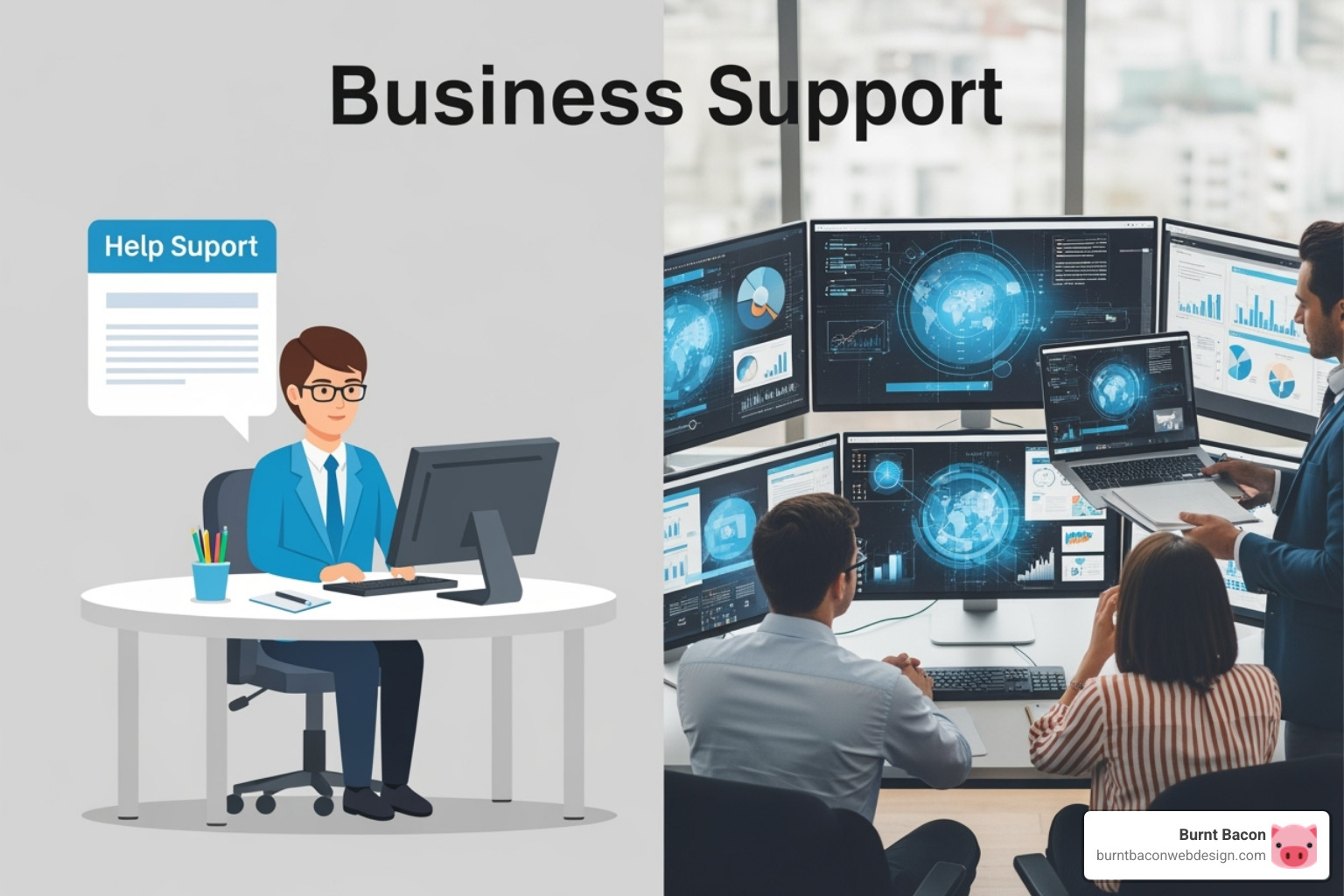 TABLE comparing Shopify Native Support vs. Dedicated Agency Support on factors like Scope, Response Time, Customization, Proactive Strategy, and App Conflict Resolution. - Ongoing Shopify support TABLE comparing Shopify Native Support vs. Dedicated Agency Support on factors like Scope, Response Time, Customization, Proactive Strategy, and App Conflict Resolution. - Ongoing Shopify support