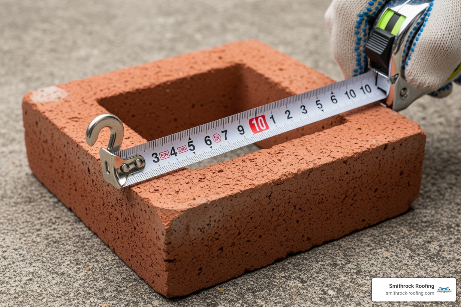 illustrating how to measure a square flue tile - cap for fireplace