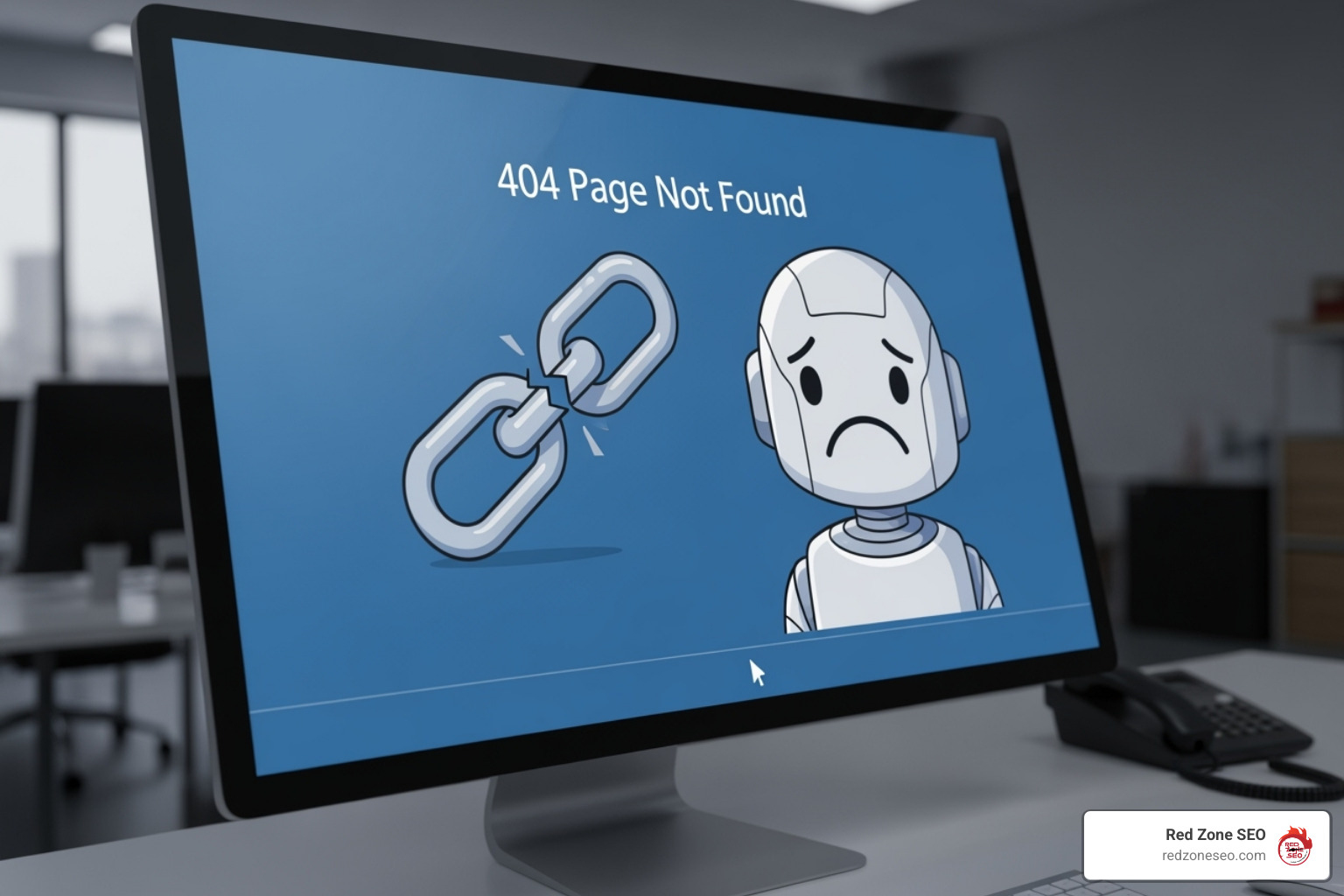 404 Not Found error page - why technical seo is important