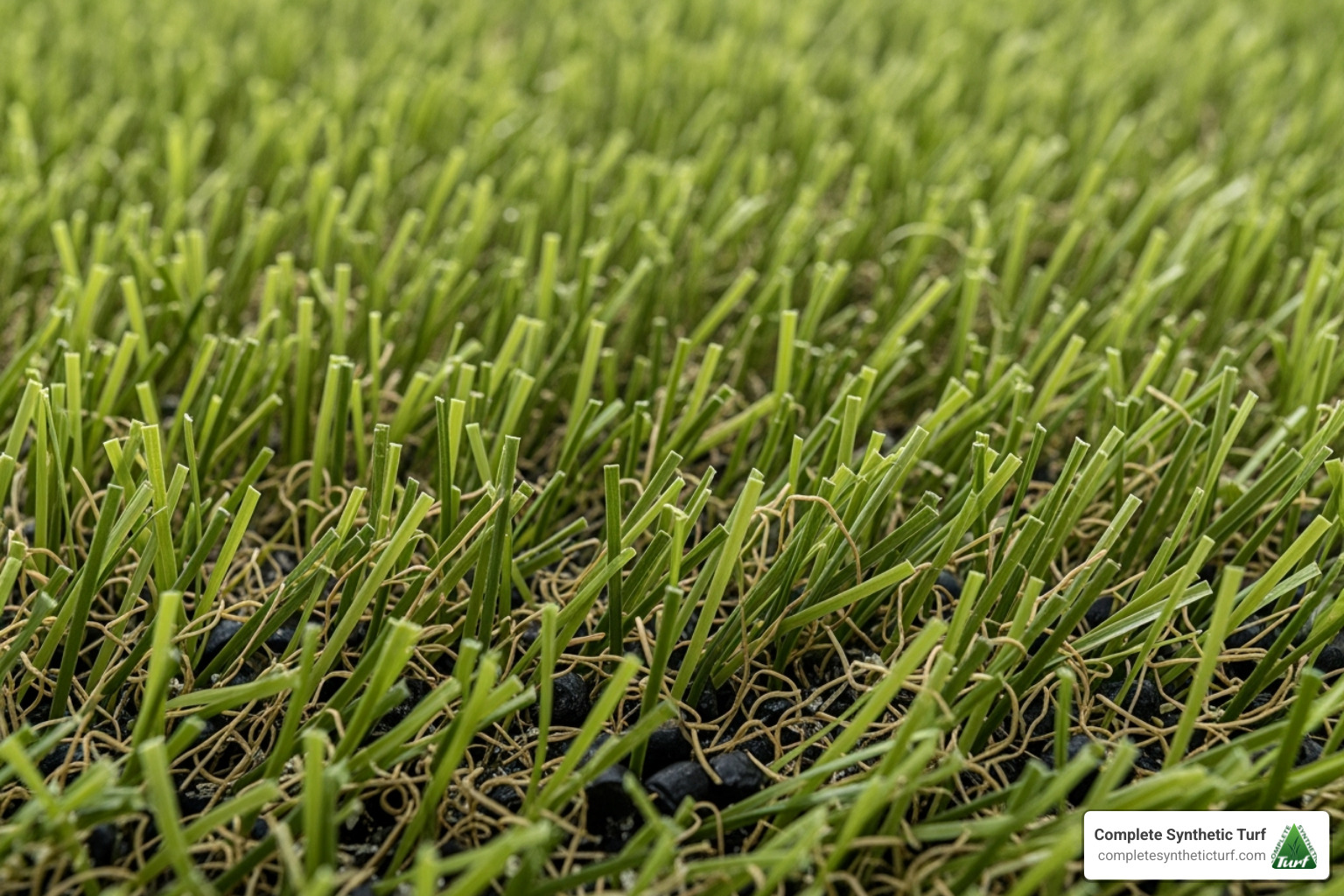 close-up shot showing the density and realistic texture of turf blades - quality turf near me
