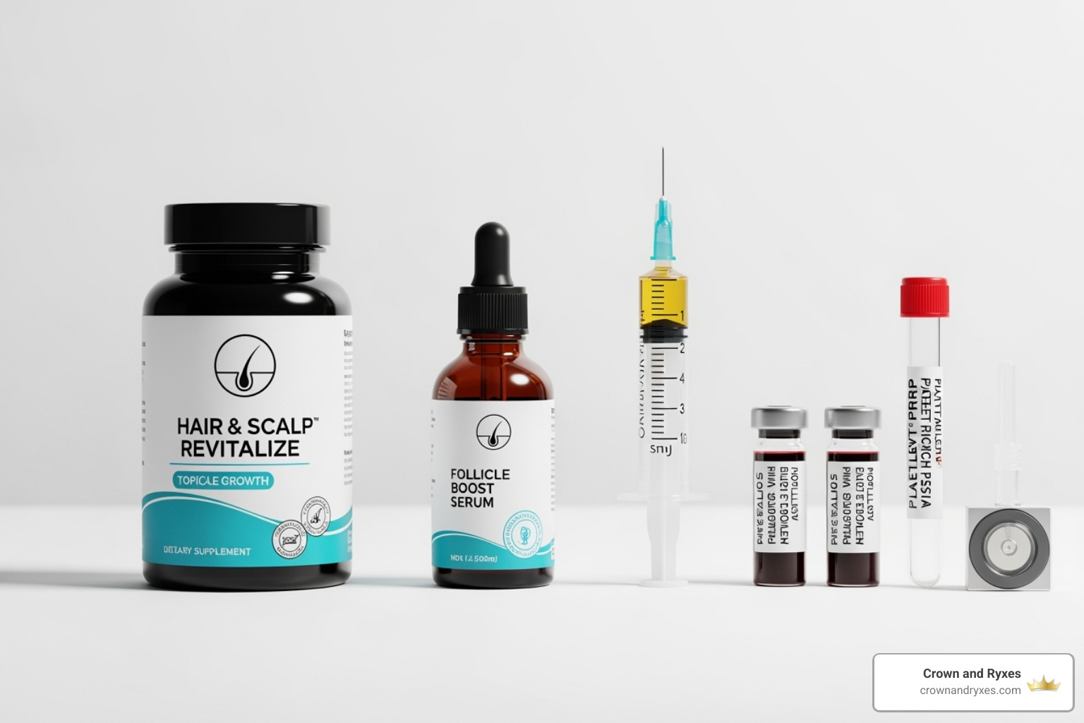 Various treatment options, including supplements, topical solutions, and a PRP therapy setup - body hair loss hormone therapy Various treatment options, including supplements, topical solutions, and a PRP therapy setup - body hair loss hormone therapy