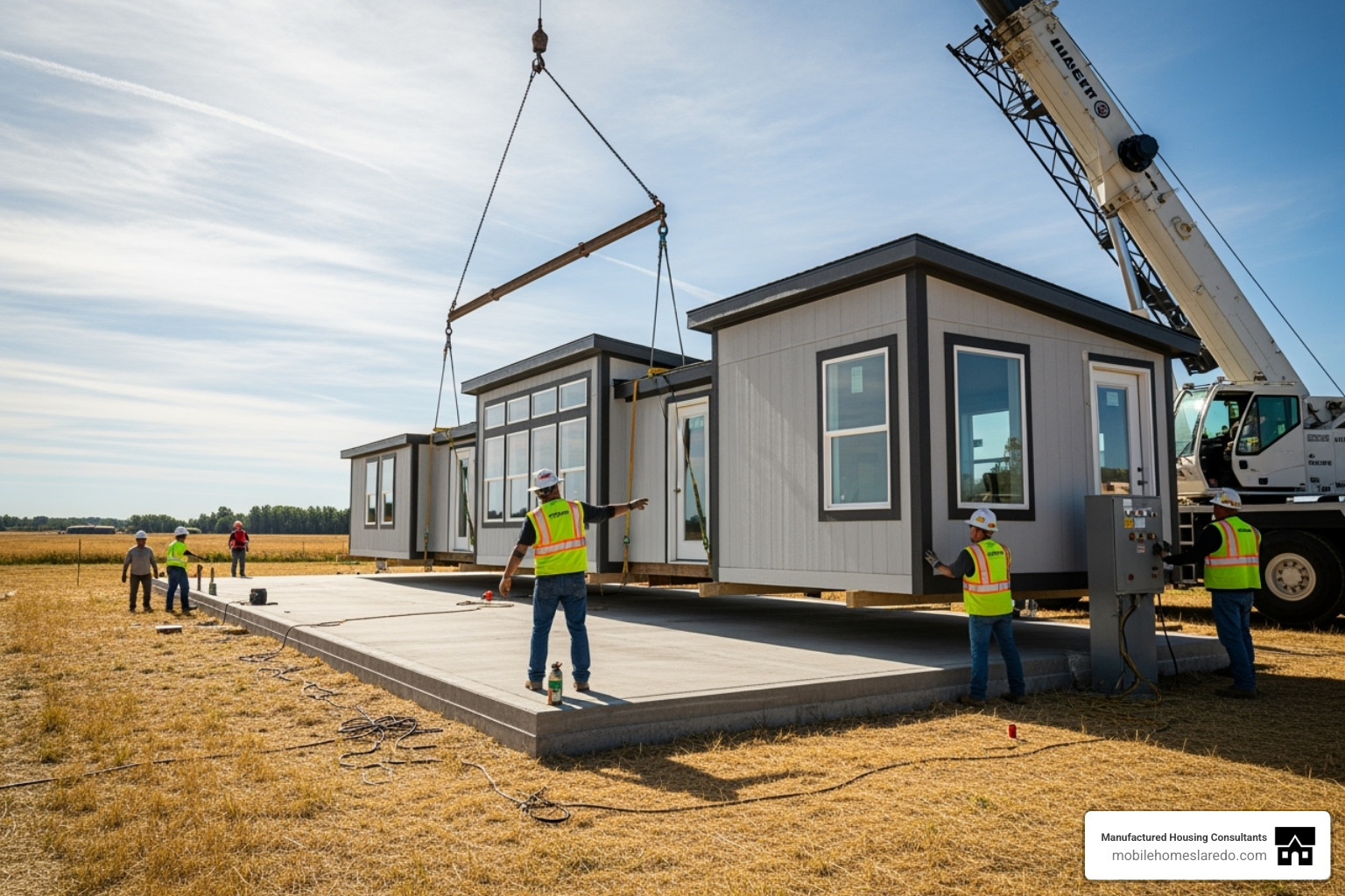 new mobile home being professionally installed on a foundation - how to buy a brand new mobile home new mobile home being professionally installed on a foundation - how to buy a brand new mobile home