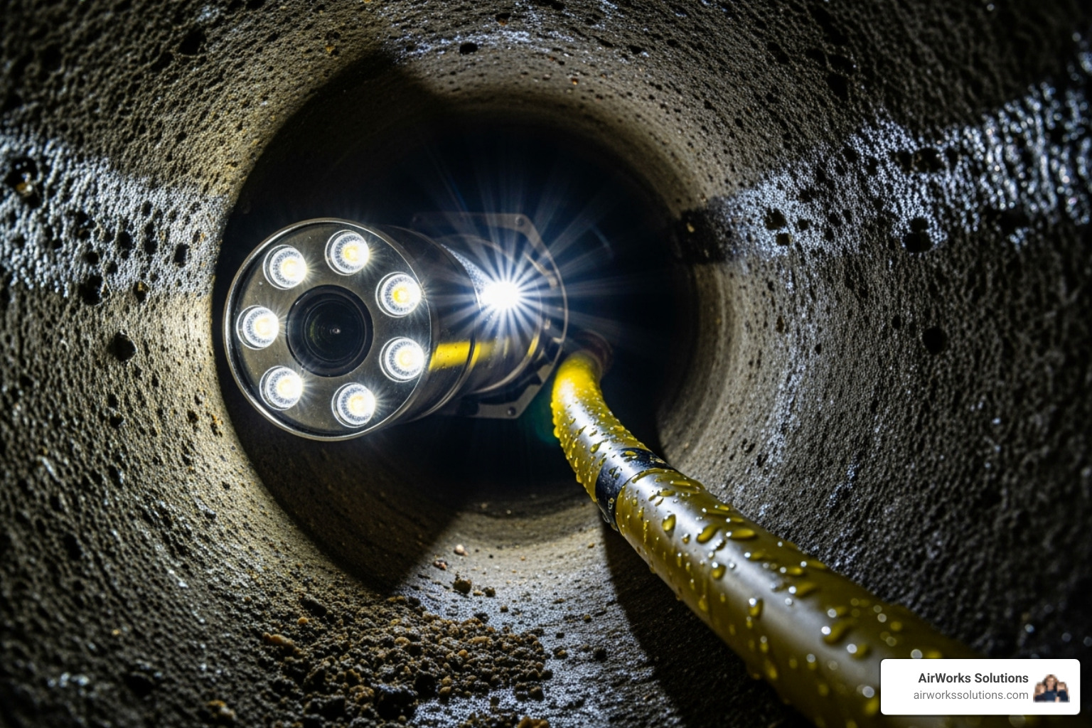 a video sewer inspection camera - plumbing roseville