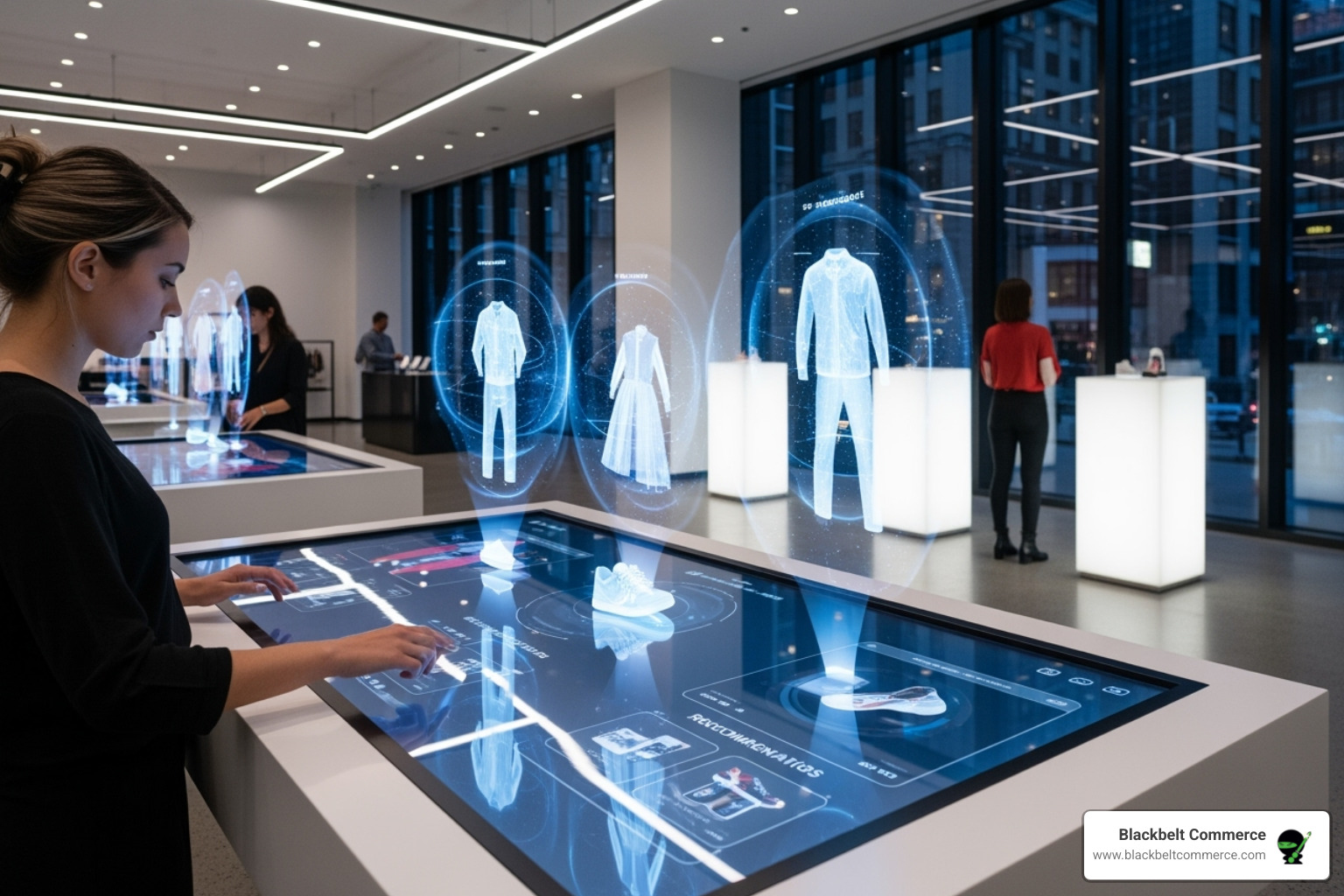 futuristic retail interface - e-commerce growth strategy