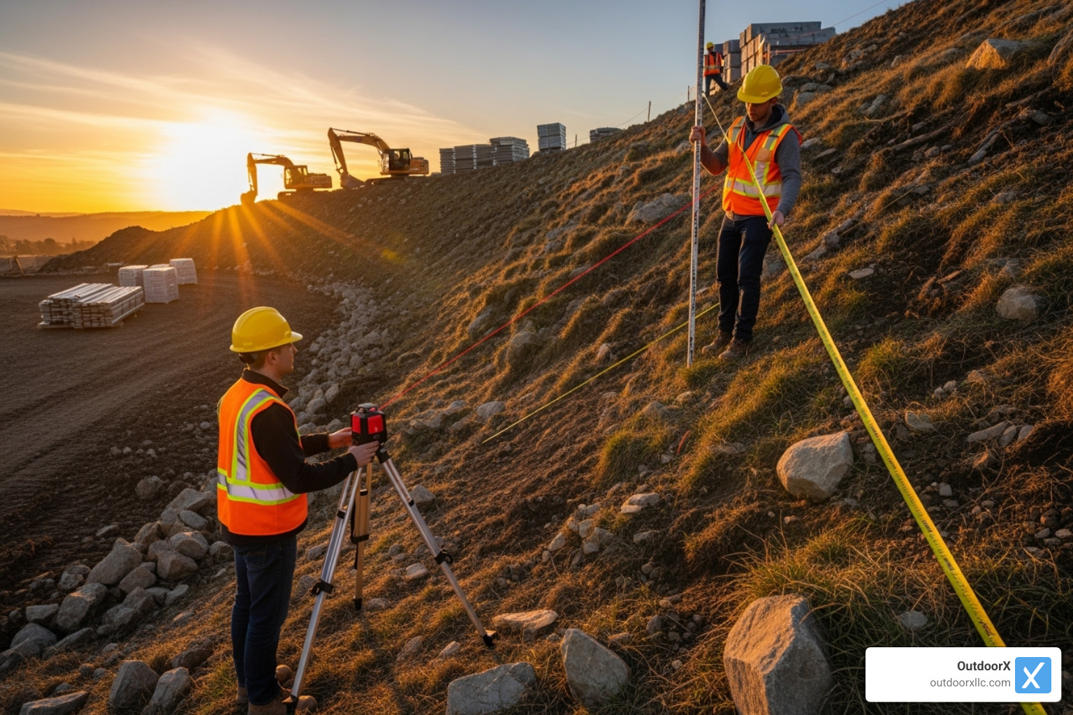 contractor measuring slope - retaining wall landscaping near me contractor measuring slope - retaining wall landscaping near me