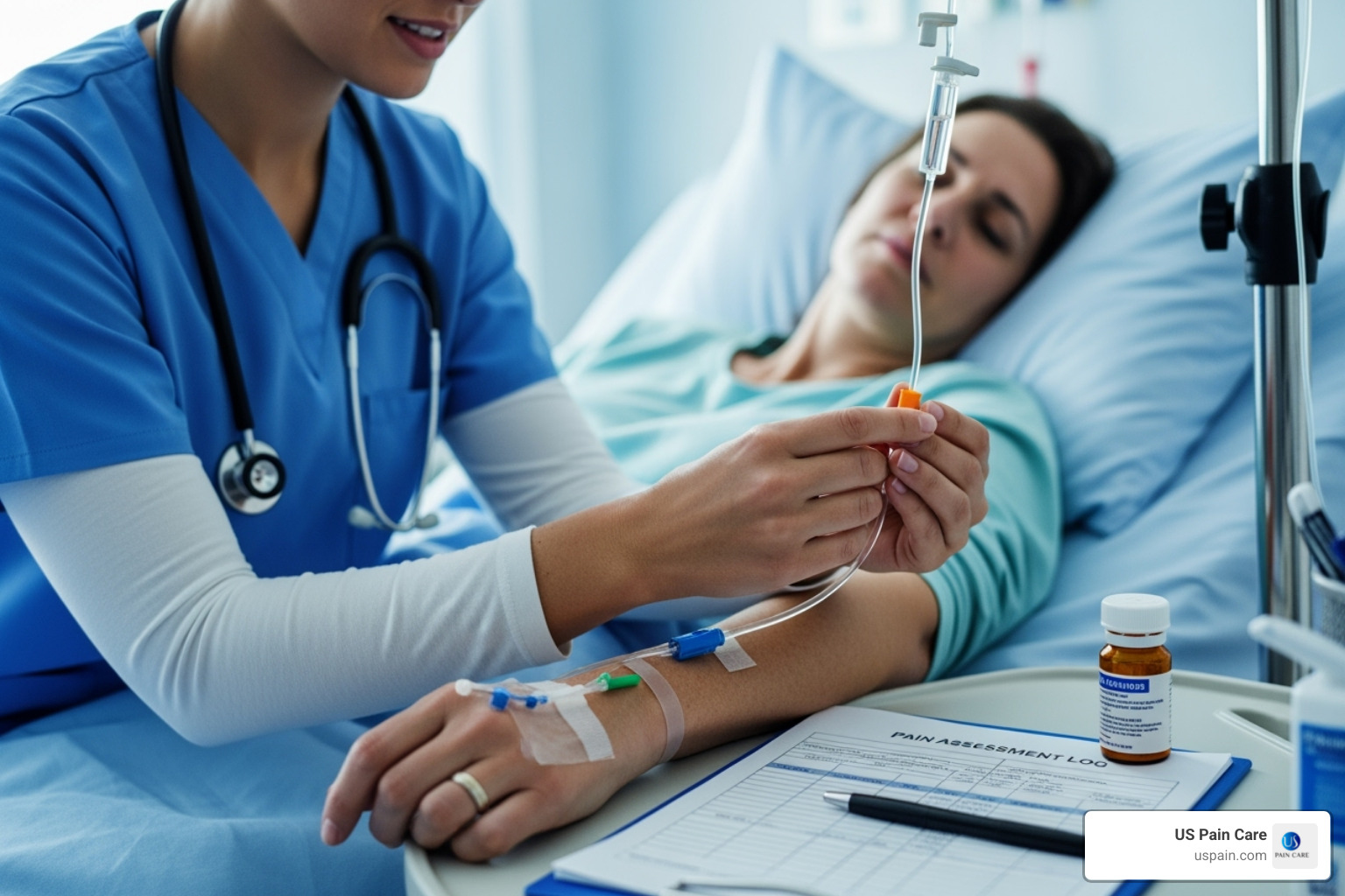 nurses collaborating during a training session - pain management and nursing interventions