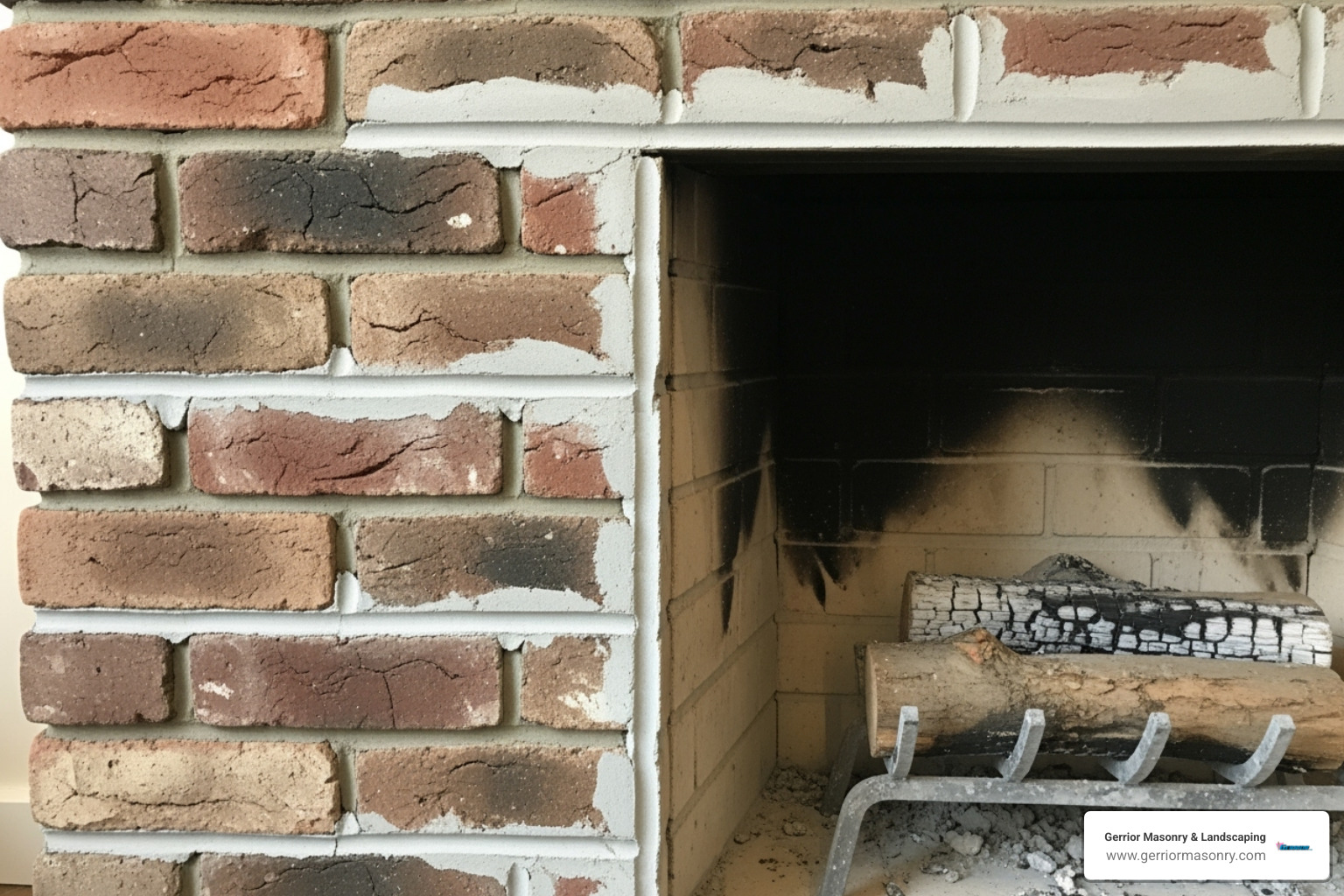 professionally repaired fireplace - how to repair fireplace mortar