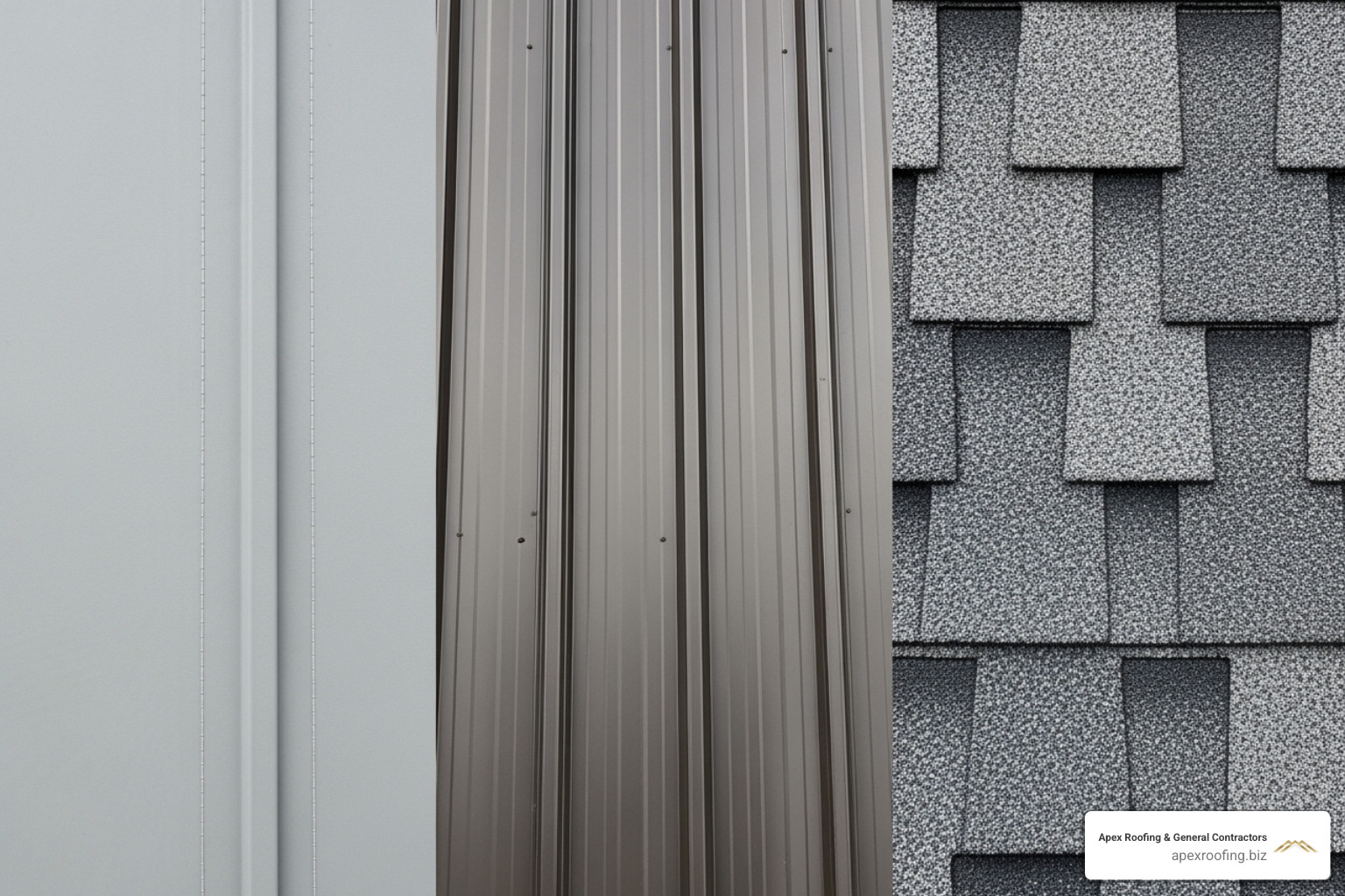 Various roofing materials like TPO, metal, and architectural shingles - Multi-family roof repair