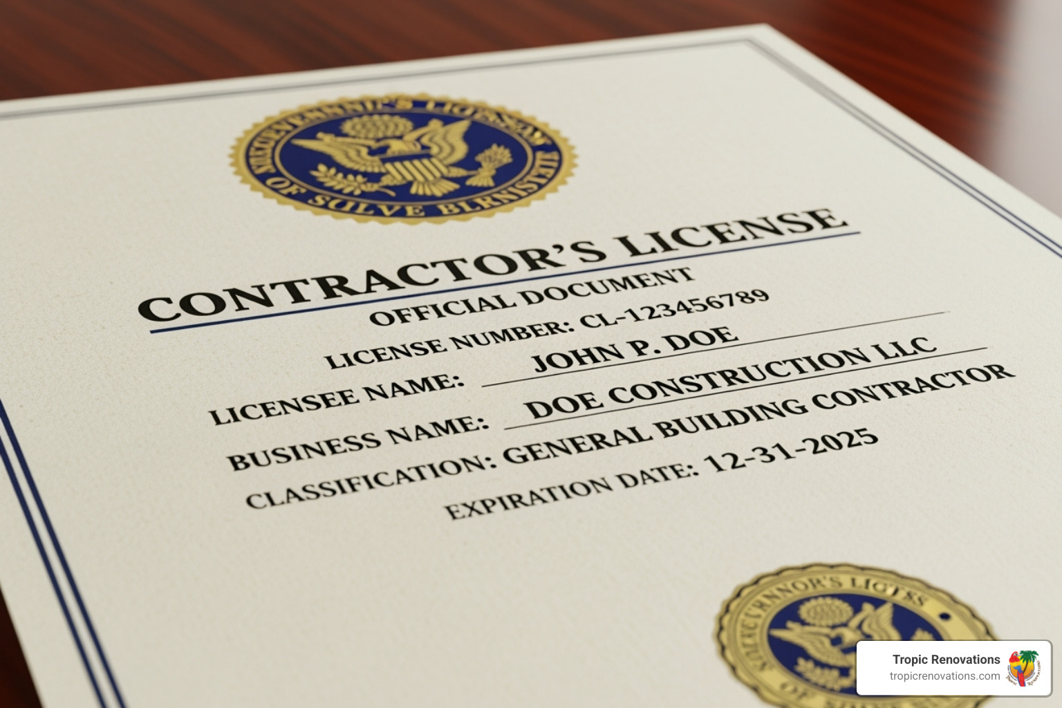 contractor license document - do i need a contractors license to remodel homes
