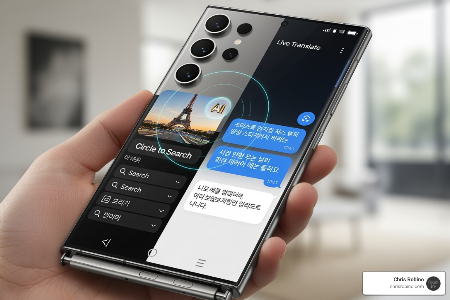 Samsung Galaxy S24 Ultra AI features - new tech 2024