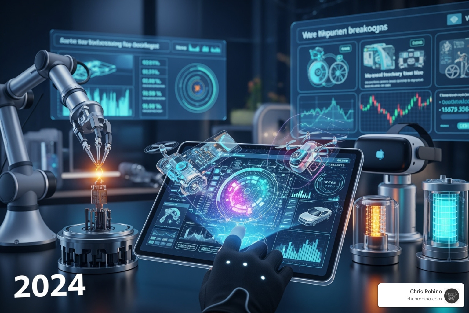 smart home dashboard on a tablet - new tech 2024