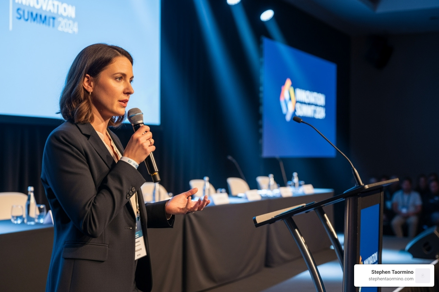 moderator asking question - moderator questions panel discussion