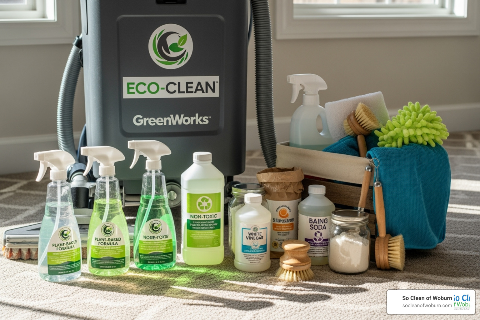 So Clean of Woburn's eco-friendly carpet cleaning equipment and products - plant based carpet cleaner So Clean of Woburn's eco-friendly carpet cleaning equipment and products - plant based carpet cleaner