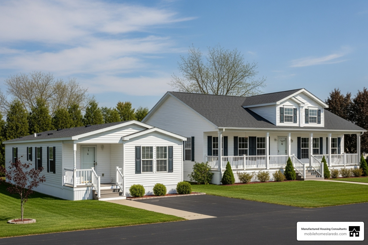 single-wide and double-wide homes side-by-side - how much to buy a brand new mobile home single-wide and double-wide homes side-by-side - how much to buy a brand new mobile home