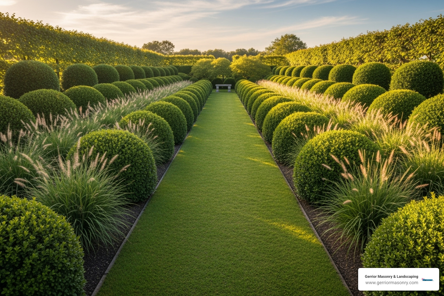 Image of a landscape showing repetition of a specific plant - easy landscape