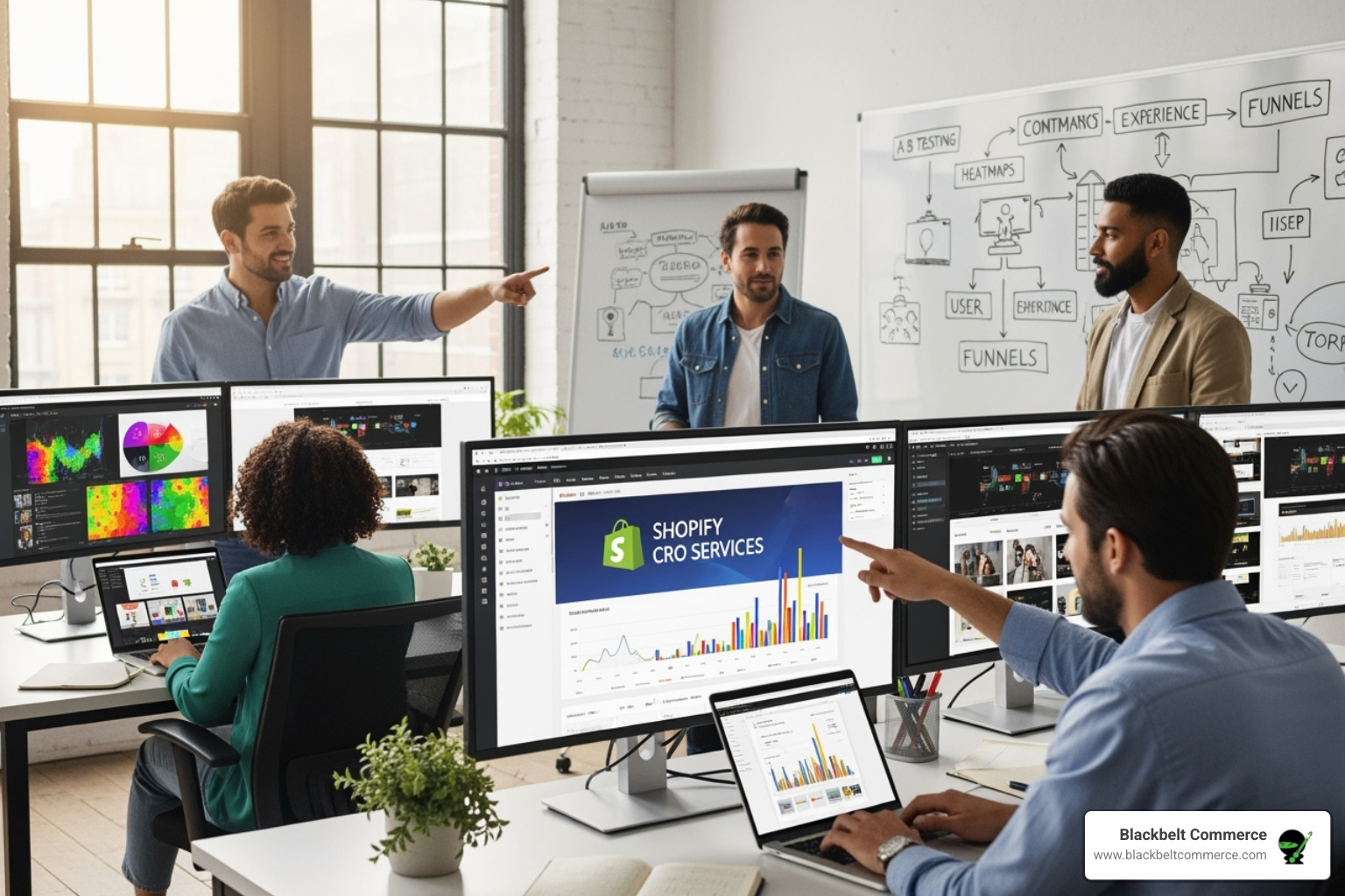 A heatmap on a Shopify product page showing areas of user engagement - Shopify CRO services A heatmap on a Shopify product page showing areas of user engagement - Shopify CRO services