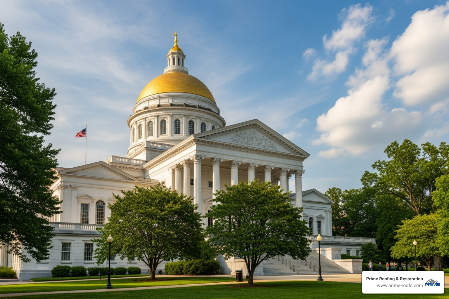 of the Virginia state capitol building - Licensed roof contractor