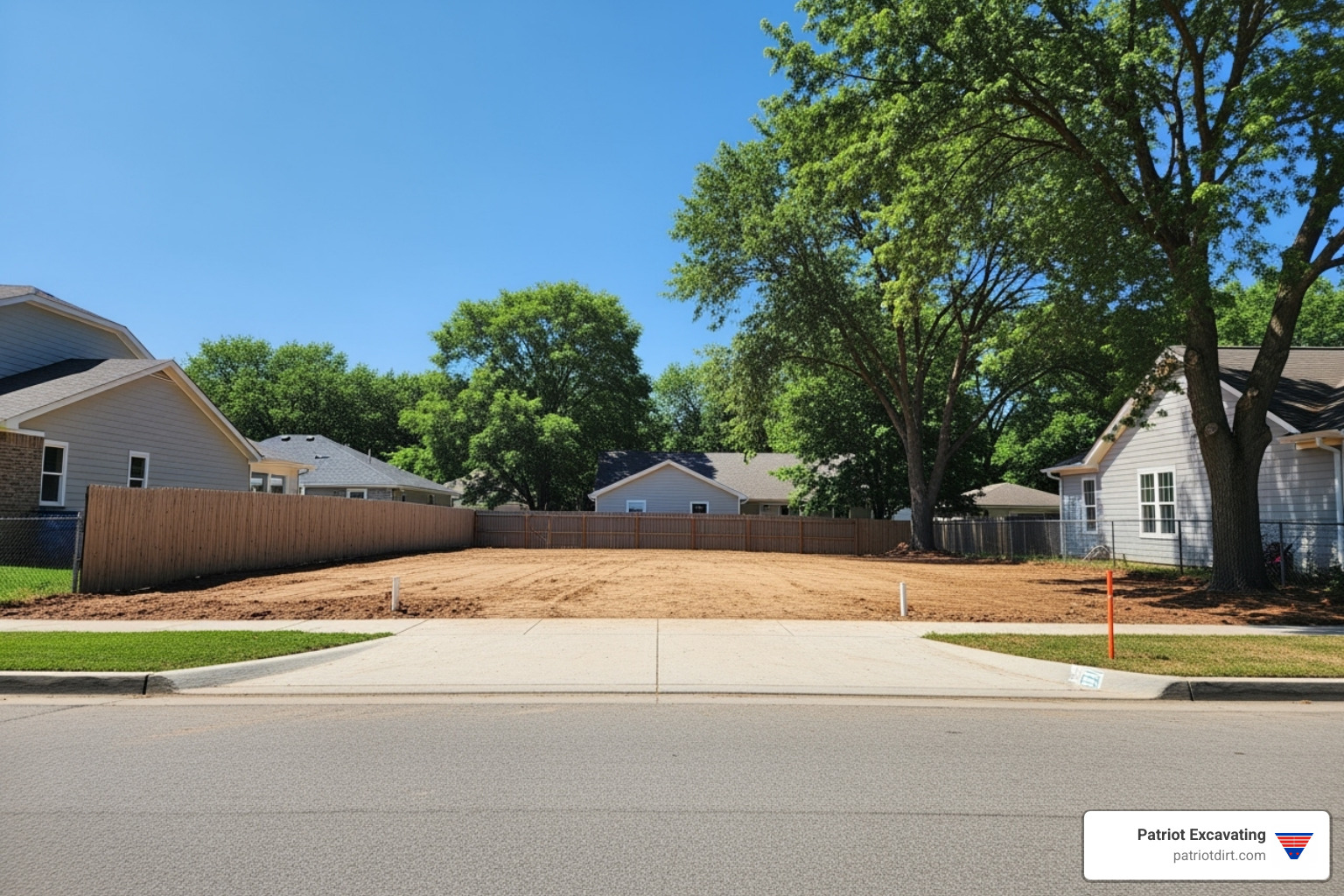 cleaned residential lot after a house demolition - demolition cleaning services in indianapolis cleaned residential lot after a house demolition - demolition cleaning services in indianapolis