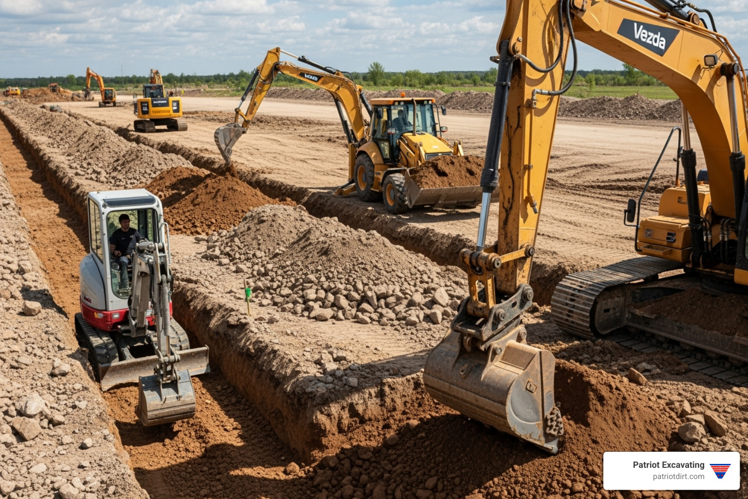 trenching equipment - trenching contractor near me