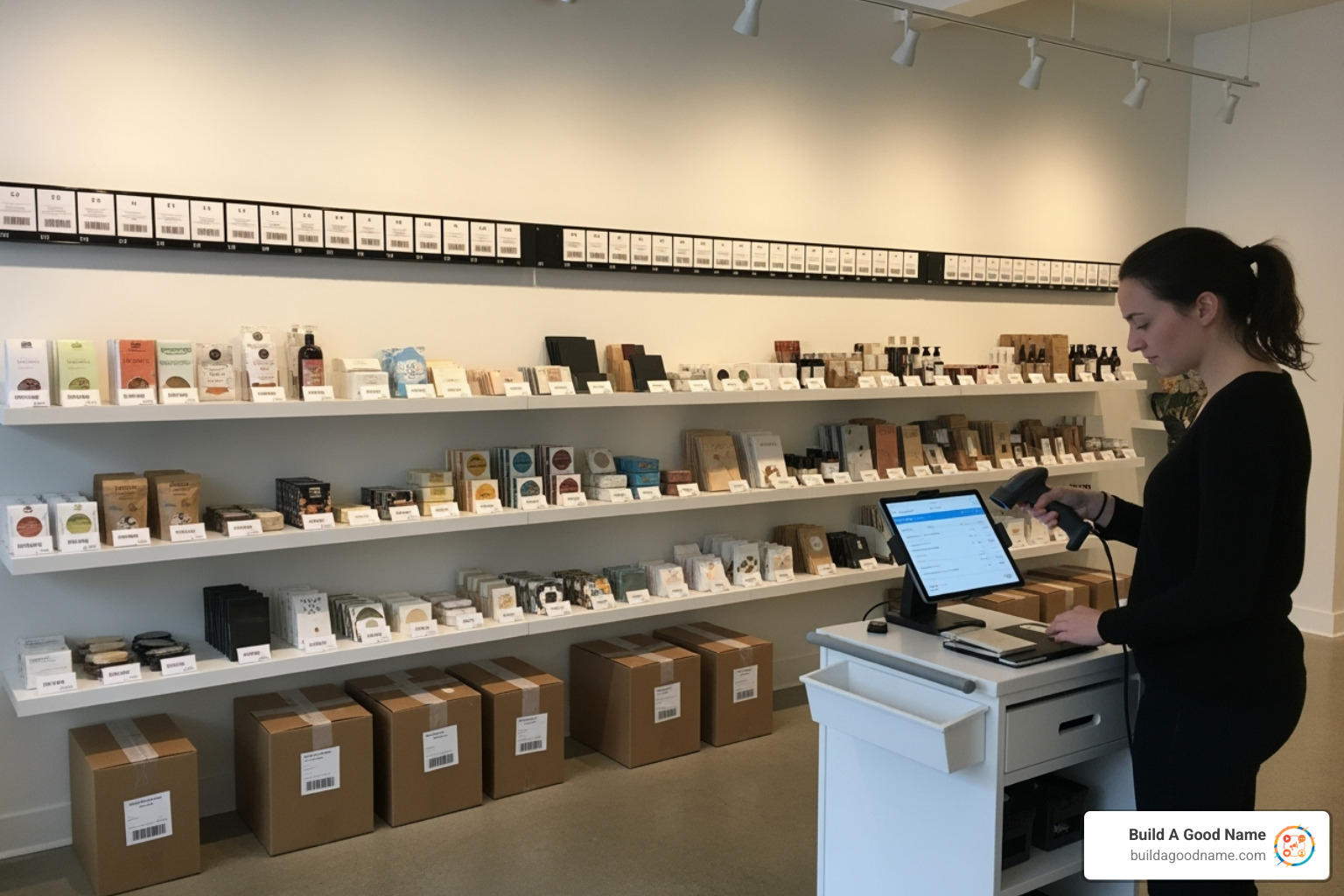 Streamlined inventory system in a small retail shop - AI for local businesses