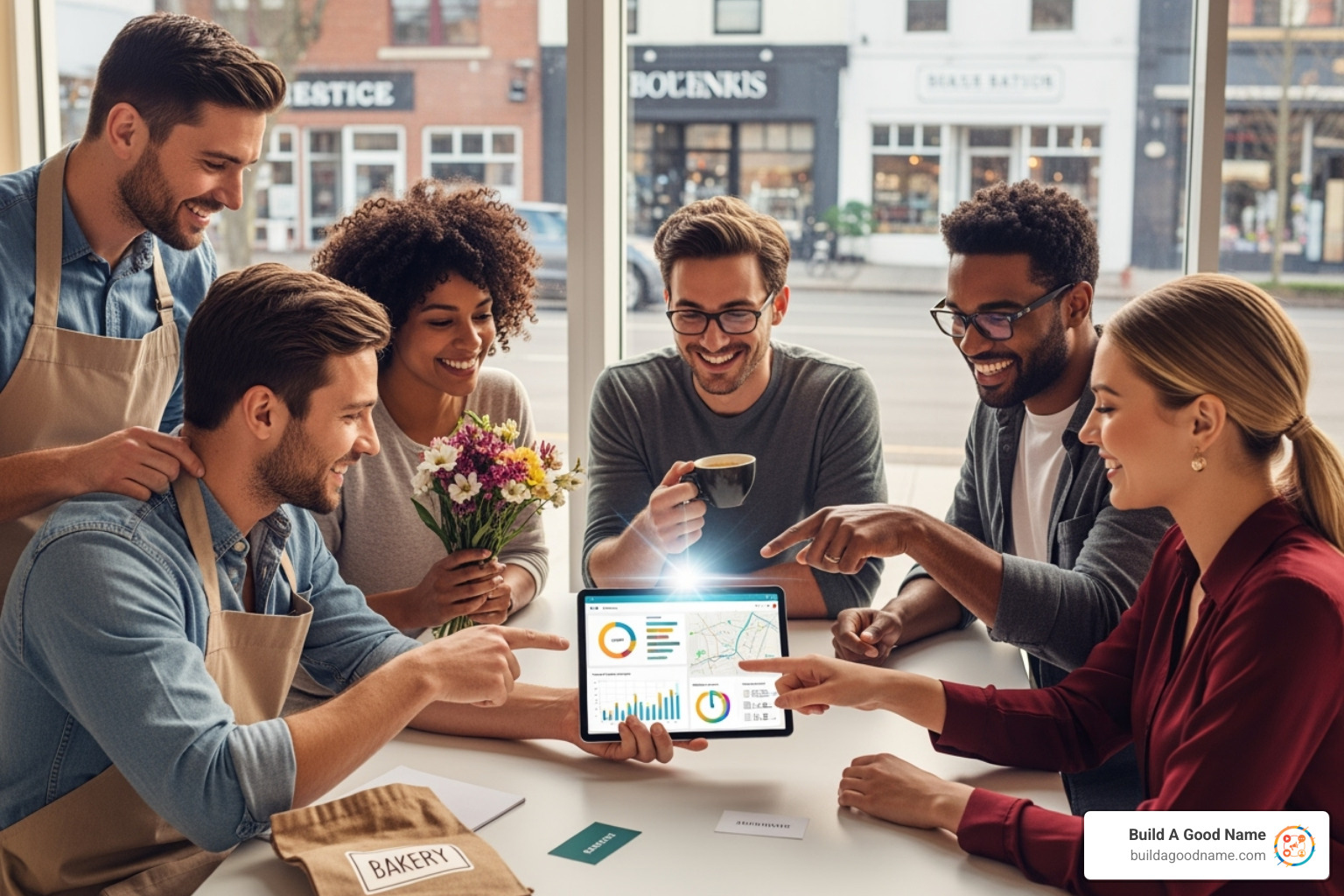 Chatbot interacting with a customer on a local business website - AI for local businesses