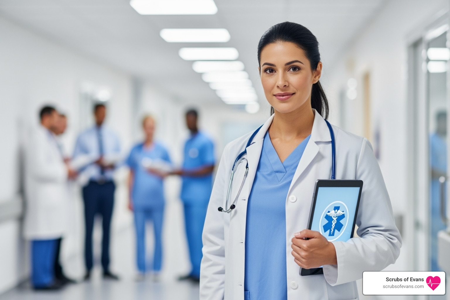 A healthcare worker washing their hands, with sleeves rolled up - healthcare professional attire