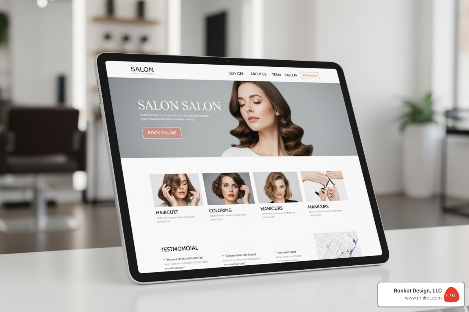 beautiful salon website - Salon web development company beautiful salon website - Salon web development company