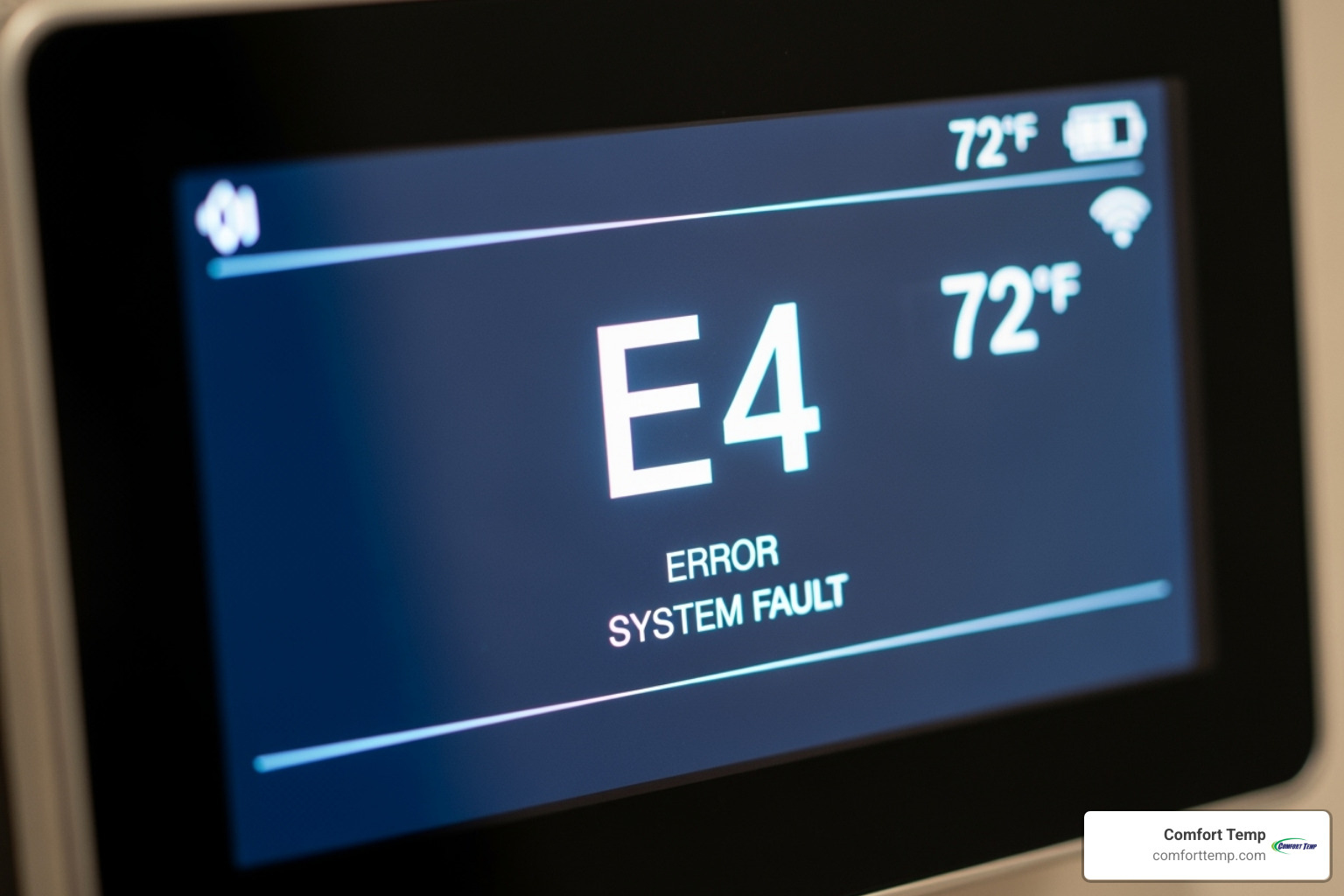 thermostat displaying an error - furnace repair Gainesville FL thermostat displaying an error - furnace repair Gainesville FL
