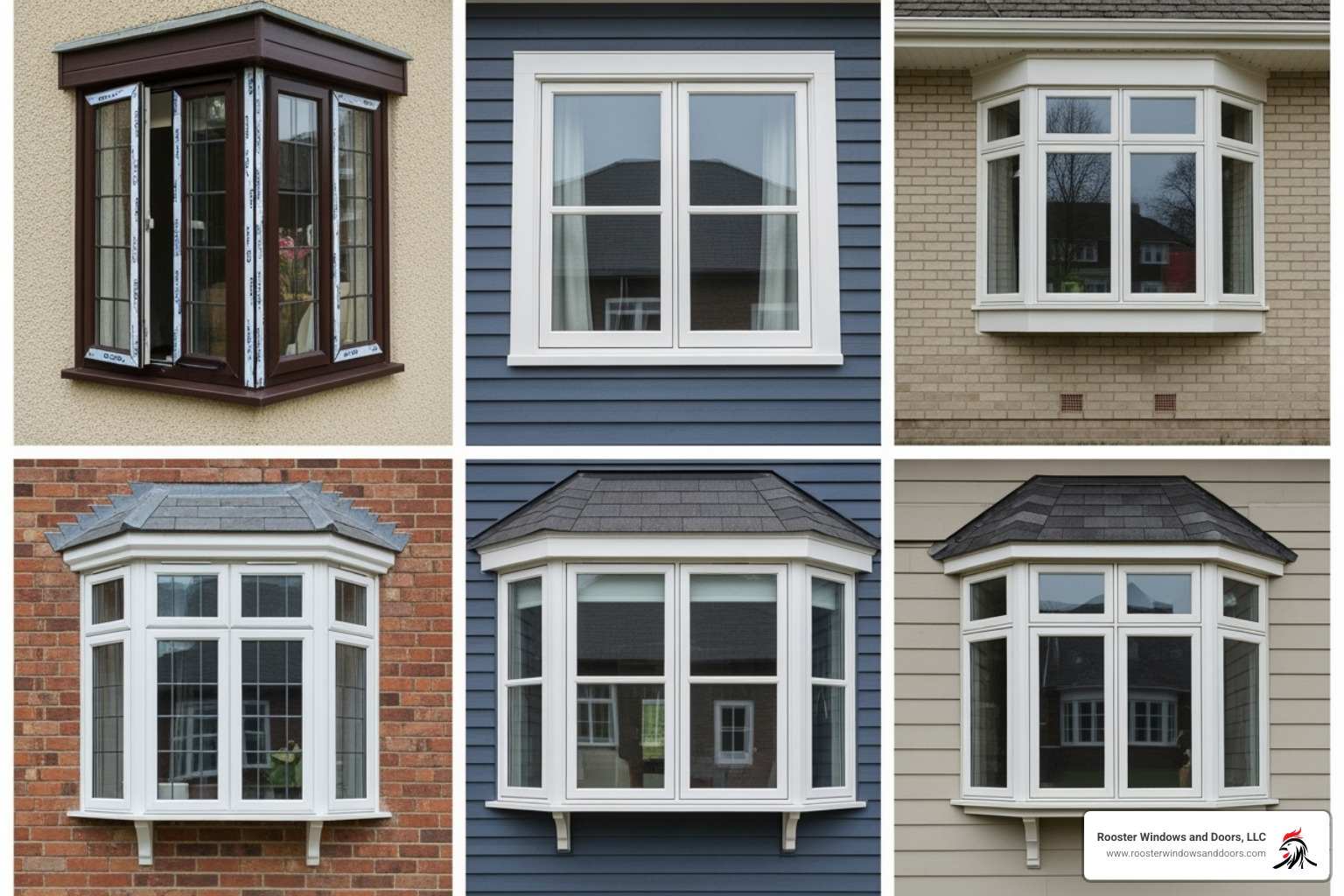 various window styles like casement, double-hung, and bay windows - window installation companies