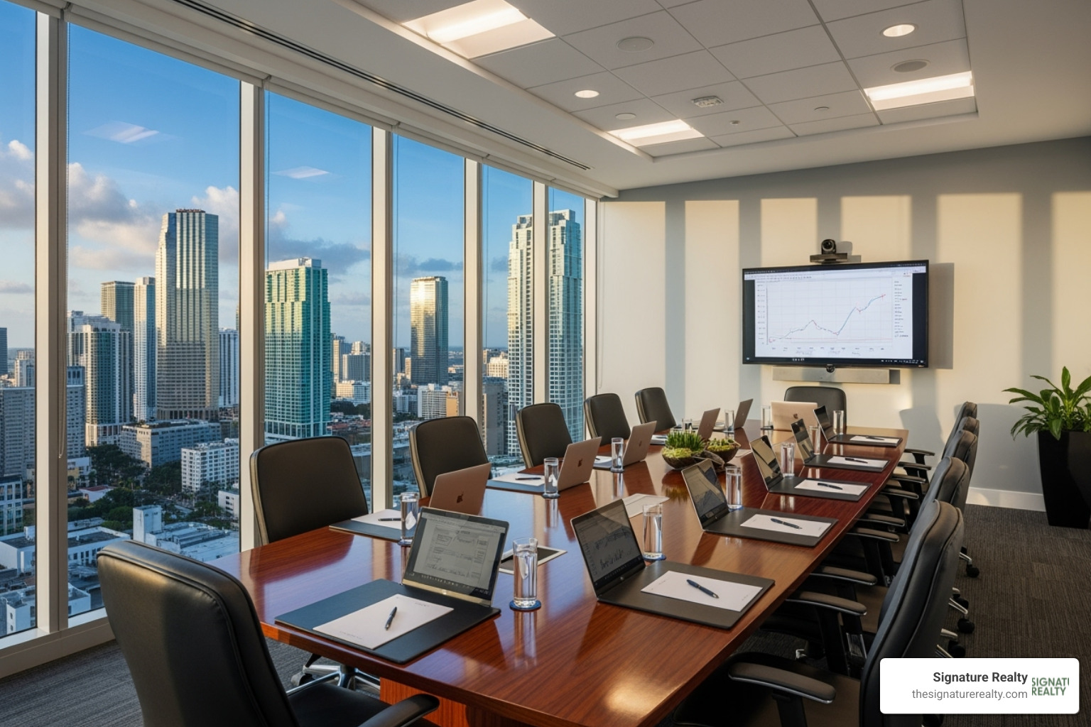 a professional meeting room in a Brickell high-rise - miami virtual offices a professional meeting room in a Brickell high-rise - miami virtual offices