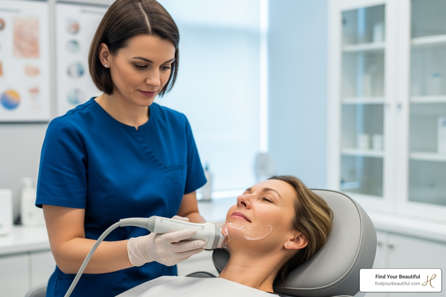 ultrasound skin tightening procedure on a jawline - best skin tightening technology 2025 ultrasound skin tightening procedure on a jawline - best skin tightening technology 2025