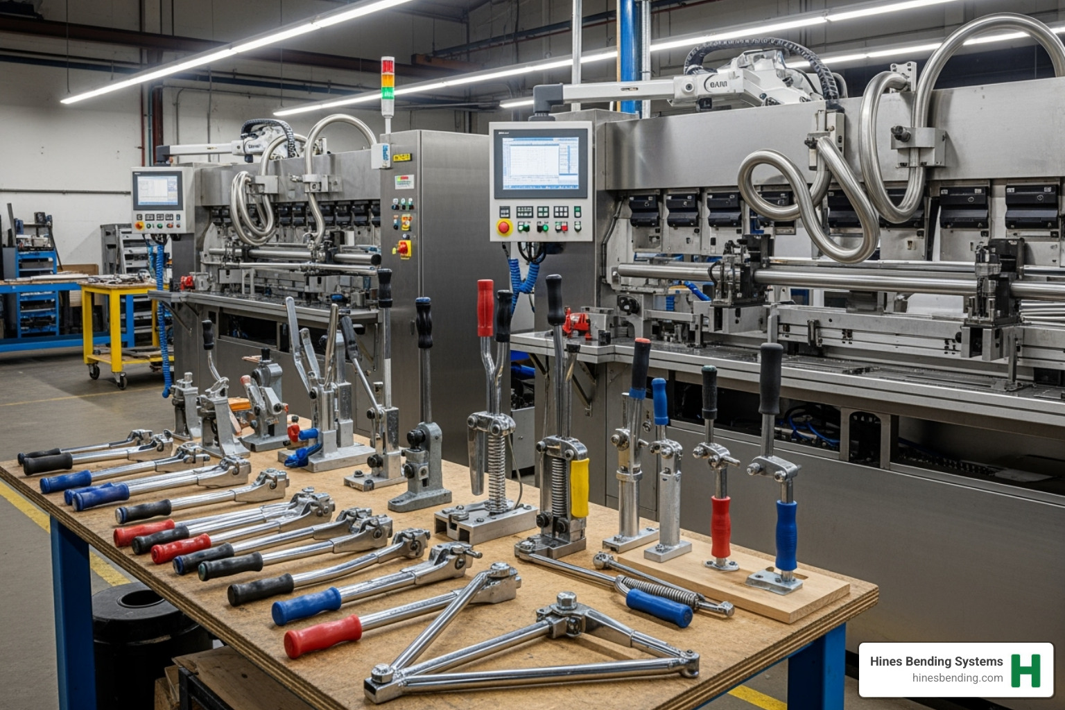 various hand benders and Hines Bending Systems advanced machinery - hand tubing benders