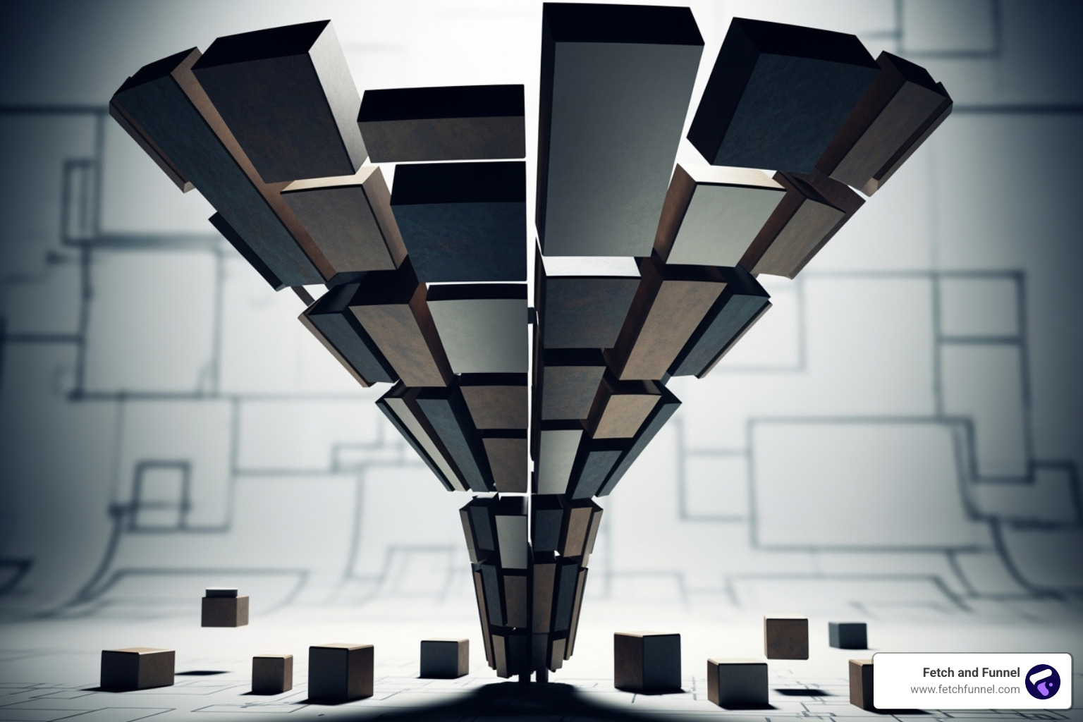 funnel building blocks - sales funnel for solo ad agency